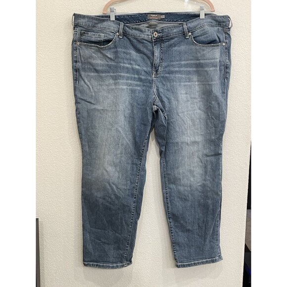Torrid‎ Jeans Womens 20R Feel The Fit Boyfriend Straight Vintage Stretch Blue - Picture 1 of 7